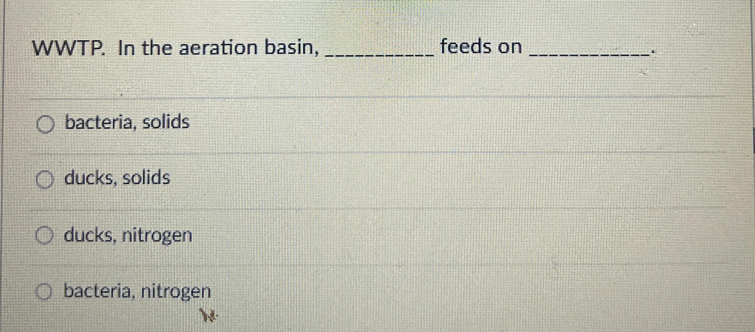 WWTP IN THE AERATION BASIN WWTP . In the aeration