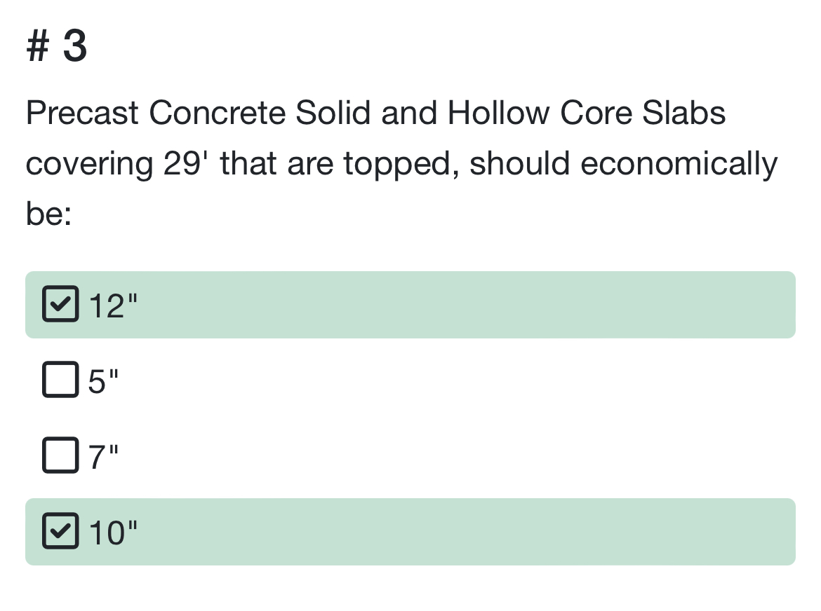 # 3 Precast Concrete Solid and Hollow Core Slabs