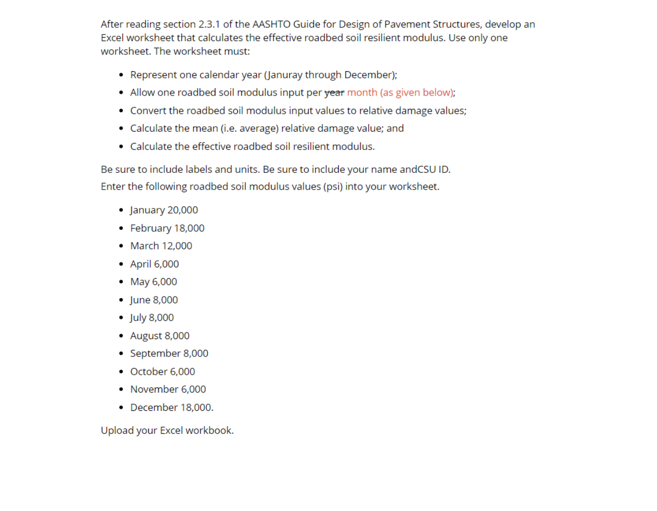 After reading section 2 . 3 . 1 of the AASHTO