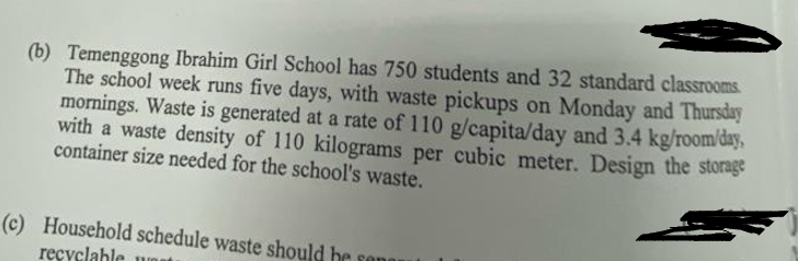 ( b ) Temenggong Ibrahim Girl School has 7 5 0