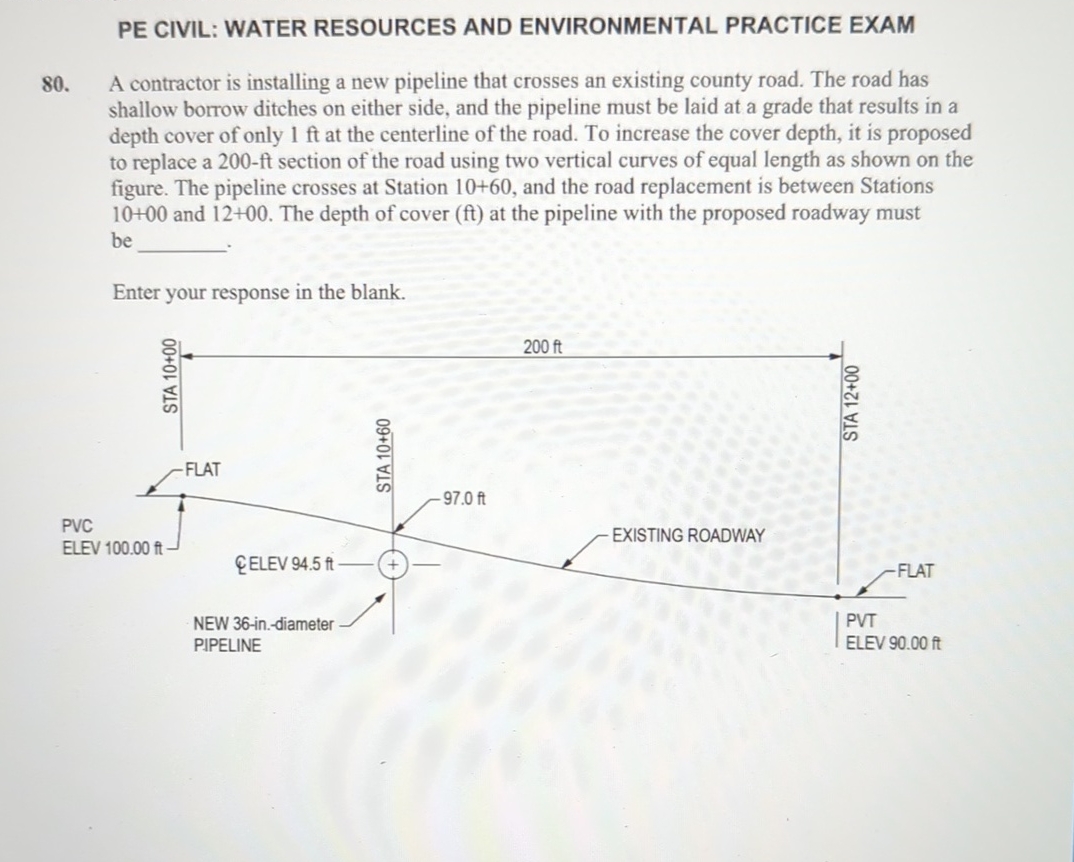PE CIVIL: WATER RESOURCES AND ENVIRONMENTAL