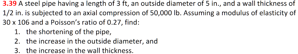 Civil Engineering Materials # 3 . 3 9 A steel