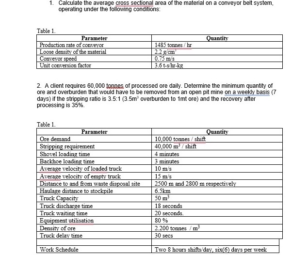 3 . A mining company utilizes a truck - backhoe