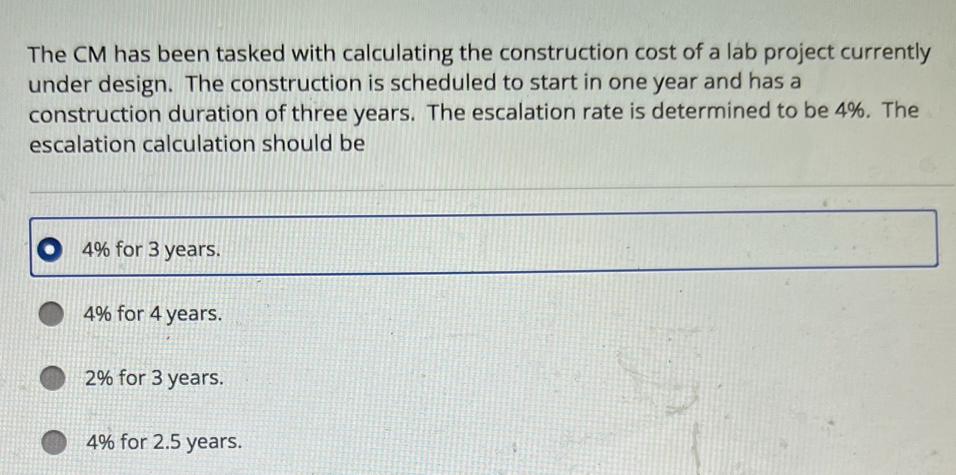 The CM has been tasked with calculating the