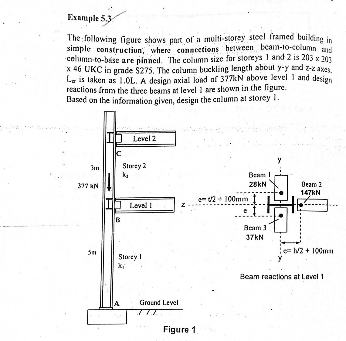Example 5 . 3 The following figure shows part of