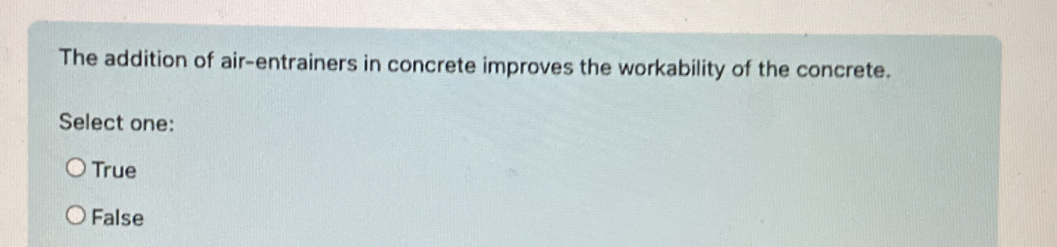 The addition of air - entrainers in concrete