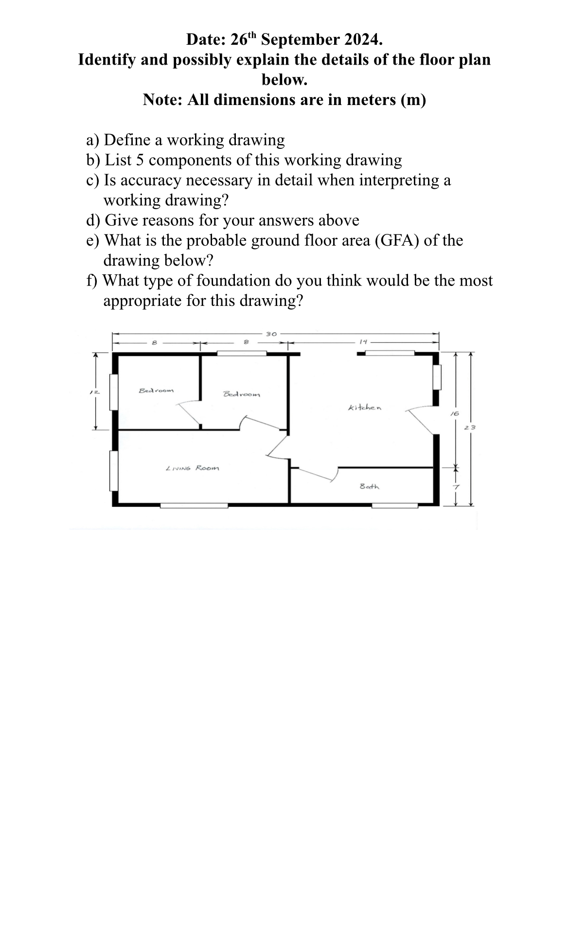 Date: 2 t h September 2 0 2 4 . Identify and