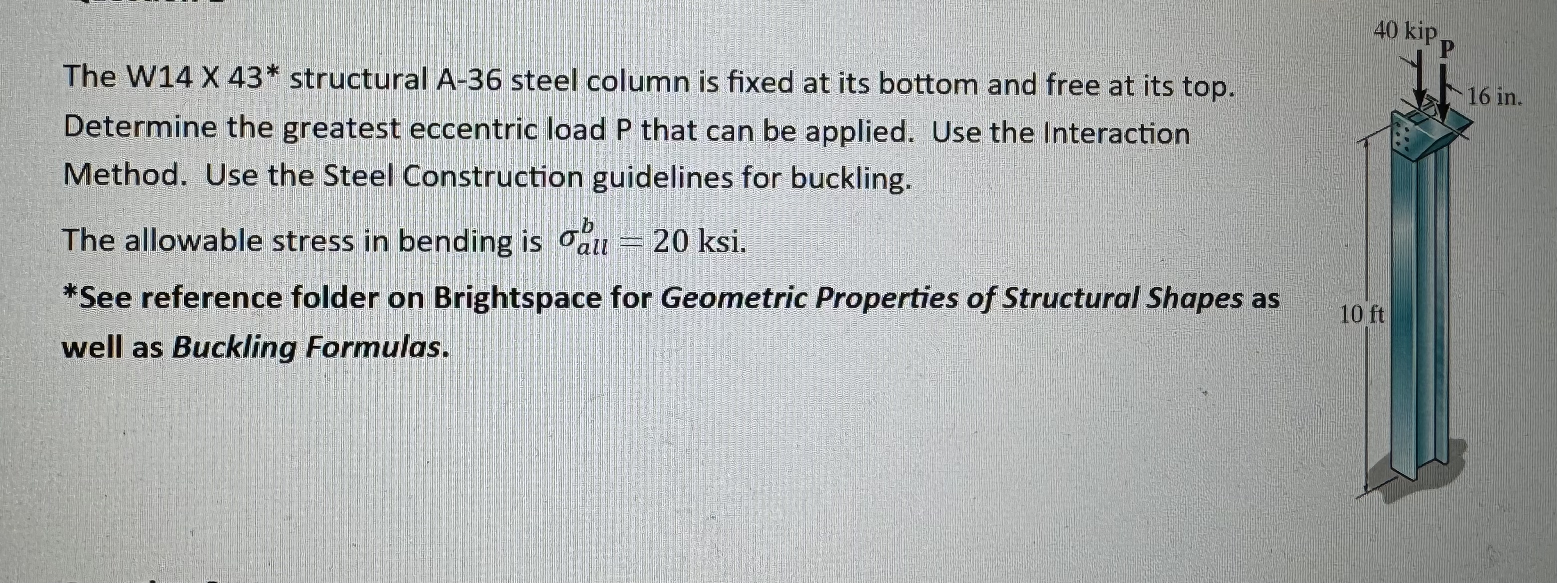 The W 1 4 4 3 * * structural A - 3 6 steel column