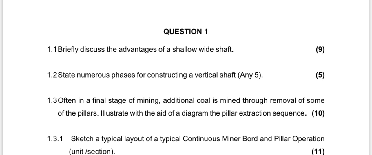 QUESTION 1 1 . 1 Briefly discuss the advantages