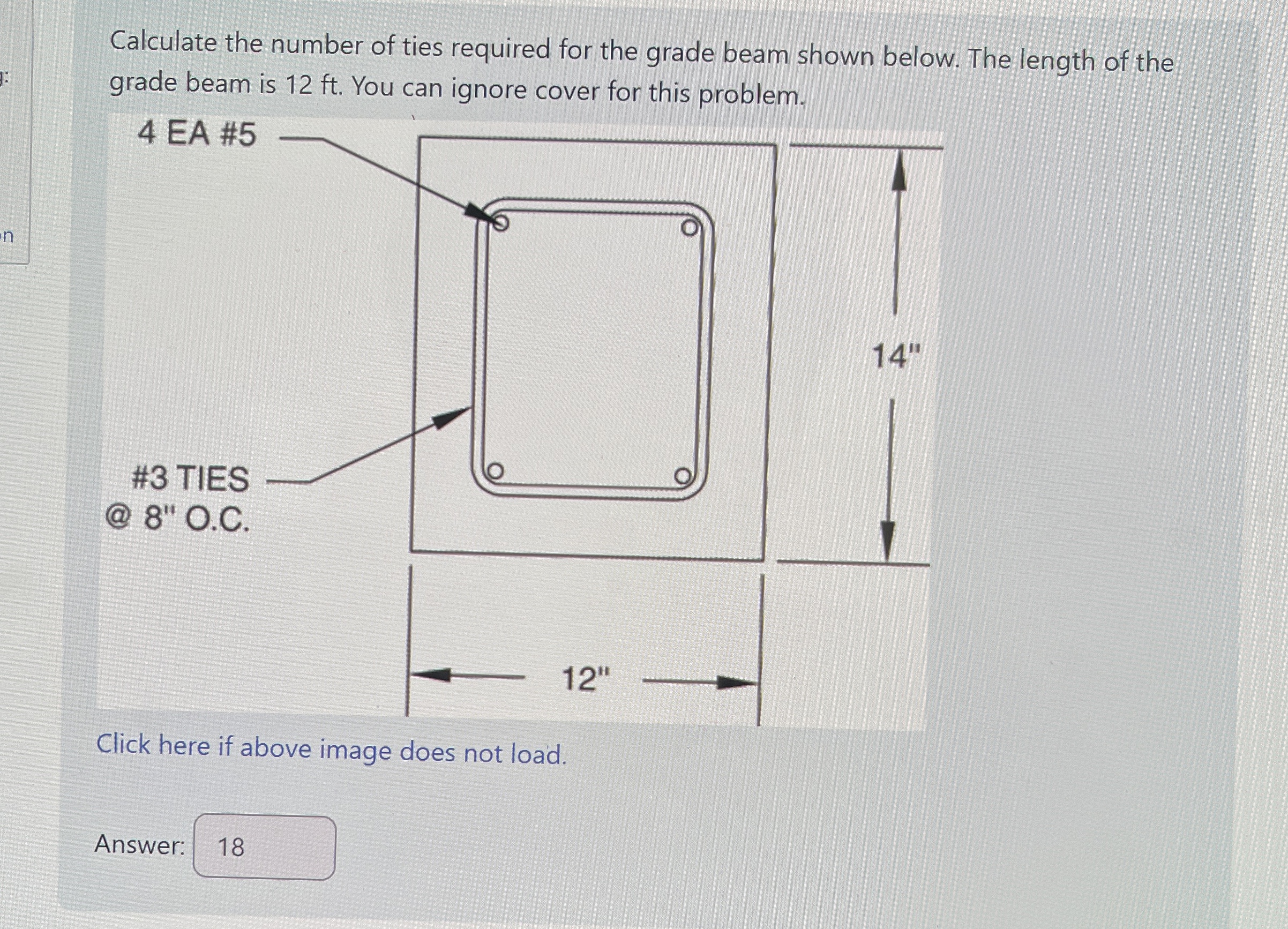 Calculate the number of ties required for the