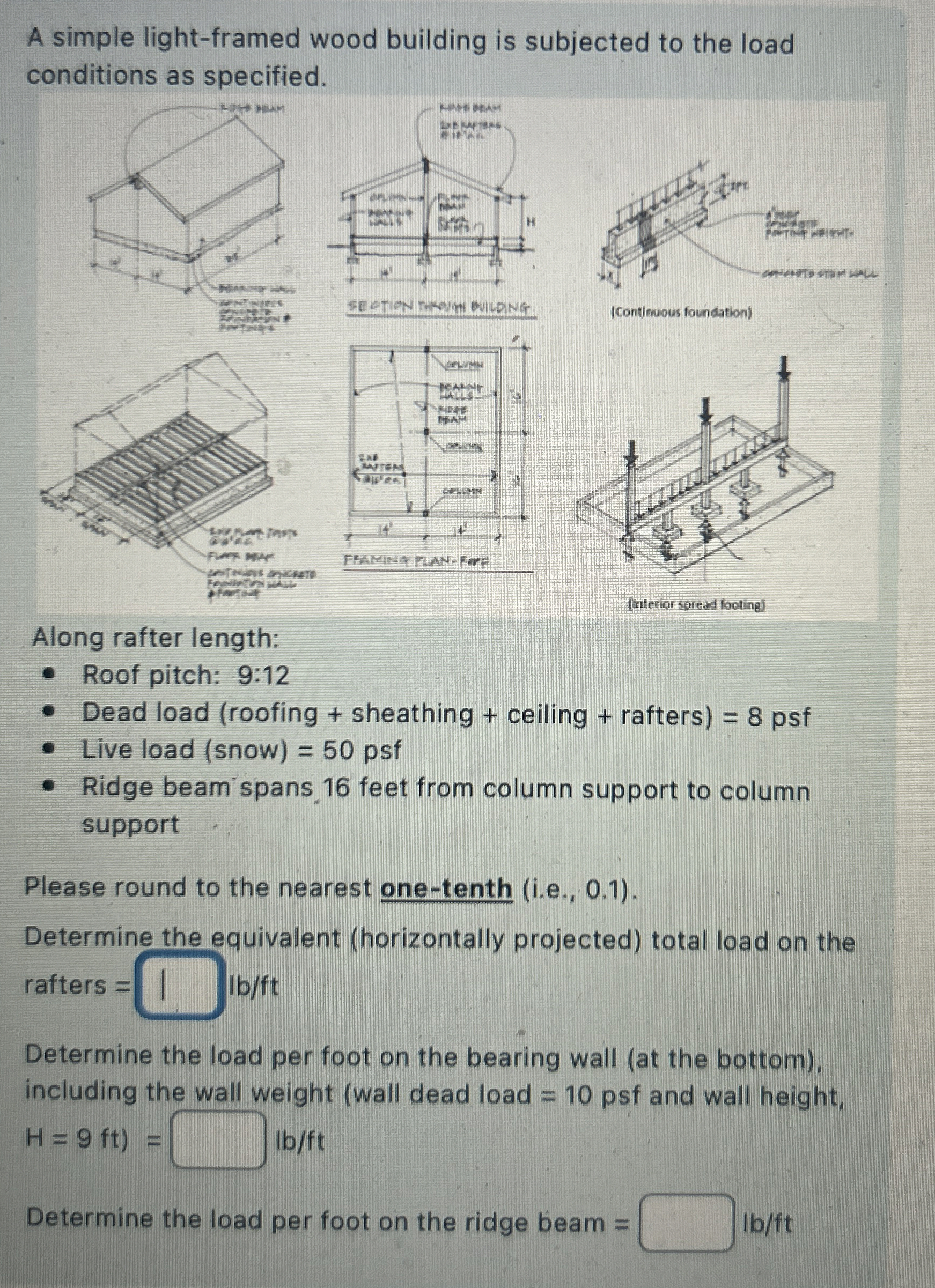 A simple light - framed wood building is