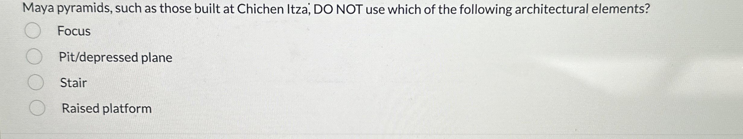 Maya pyramids, such as those built at Chichen