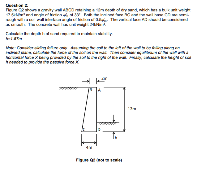 Calculate the required height. If the height