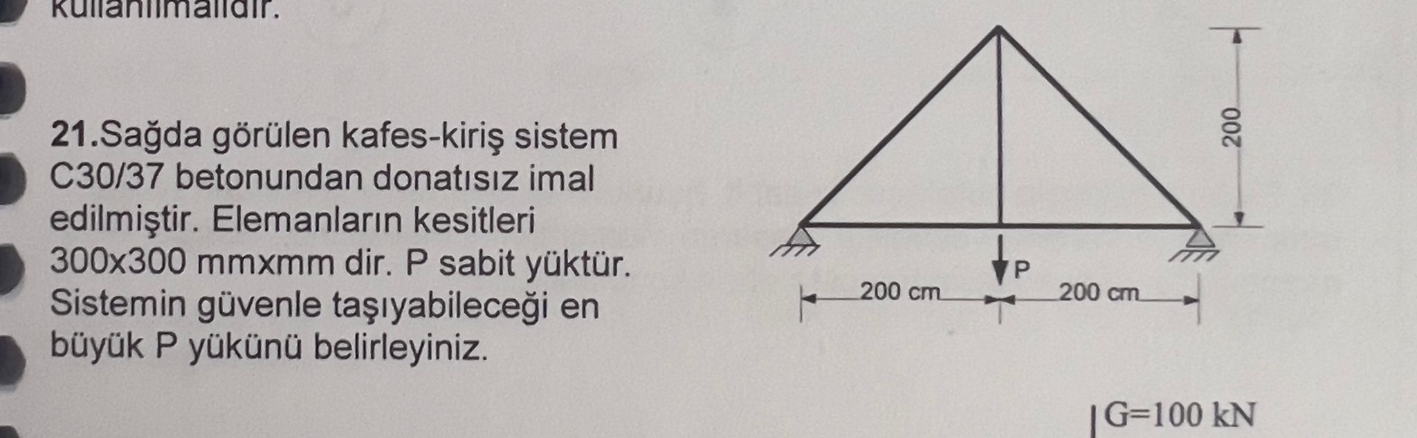 2 1 . Sa da g r len kafes - kiri sistem C 3 0 3 7