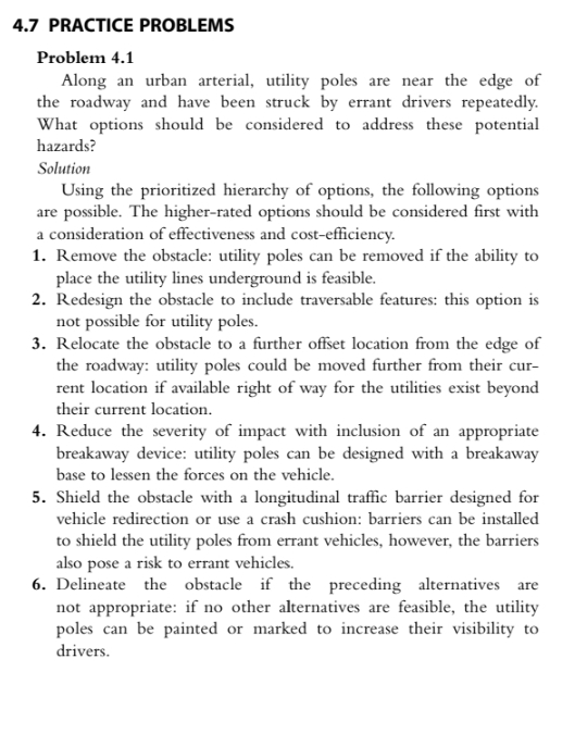 4 . 7 PRACTICE PROBLEMS Problem 4 . 1 Along an