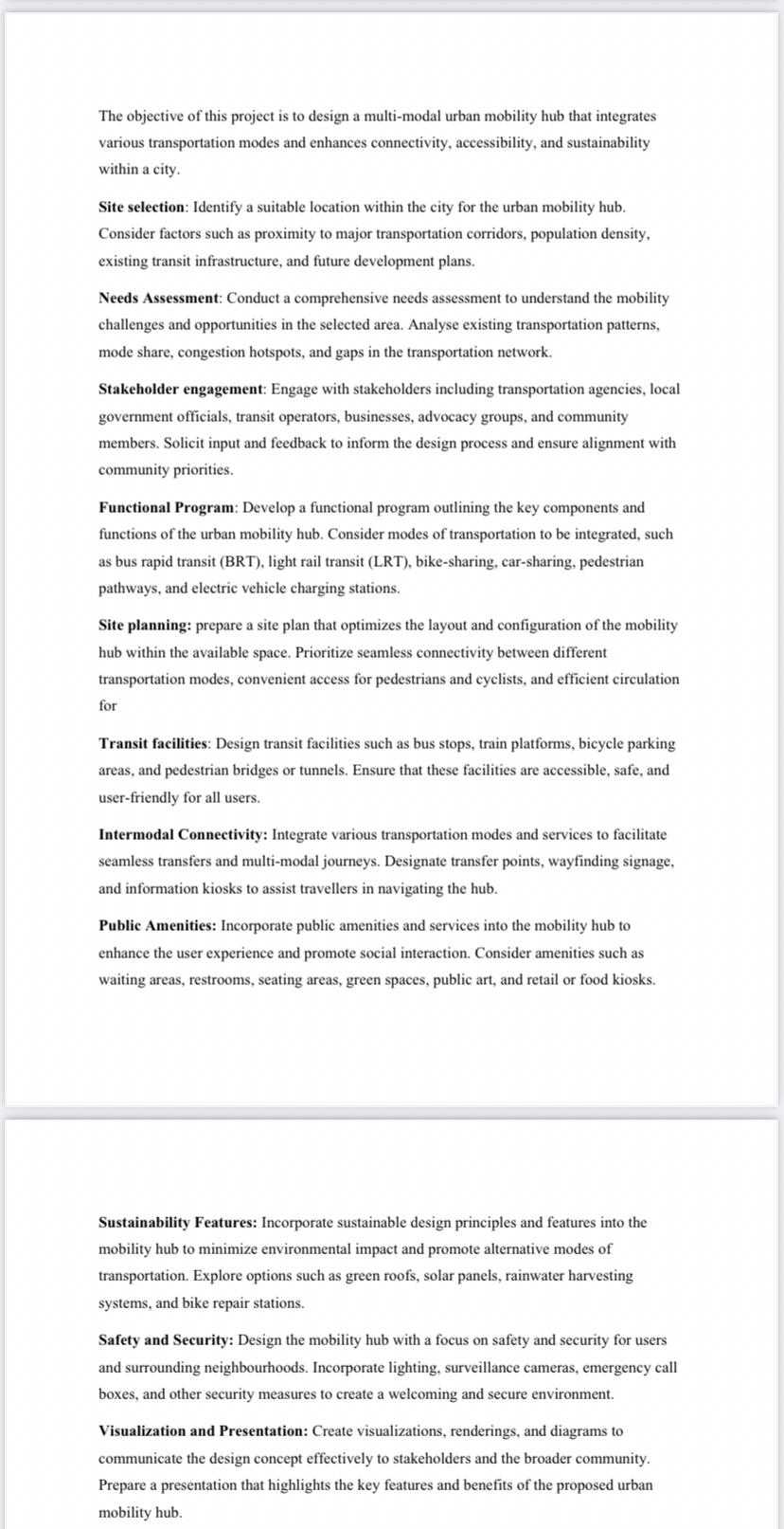 The objective of this project is to design a