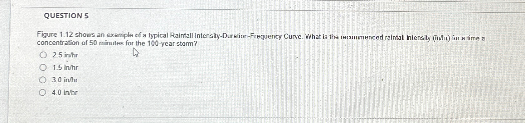 QUESTION 5 Figure 1 . 1 2 shows an example of a