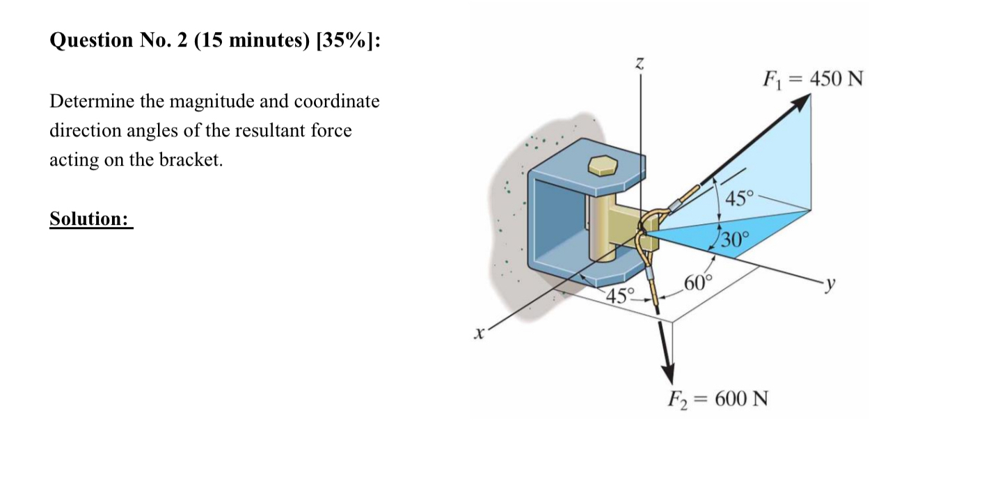 Question No . 2 ( 1 5 minutes ) [ 3 5 % ] :