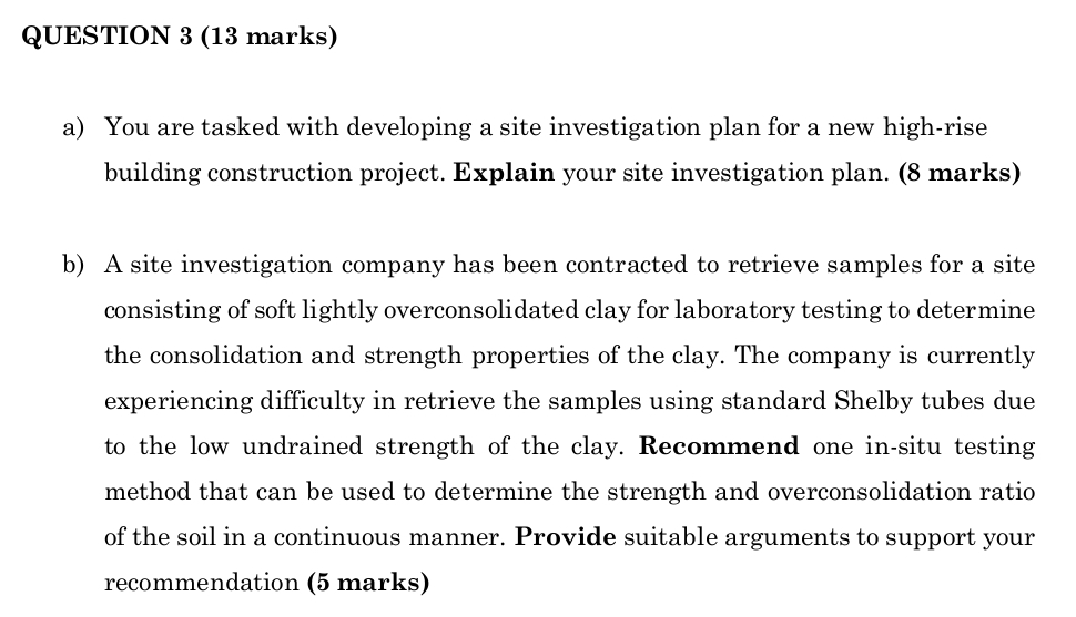 QUESTION 3 ( 1 3 marks ) a ) You are tasked with