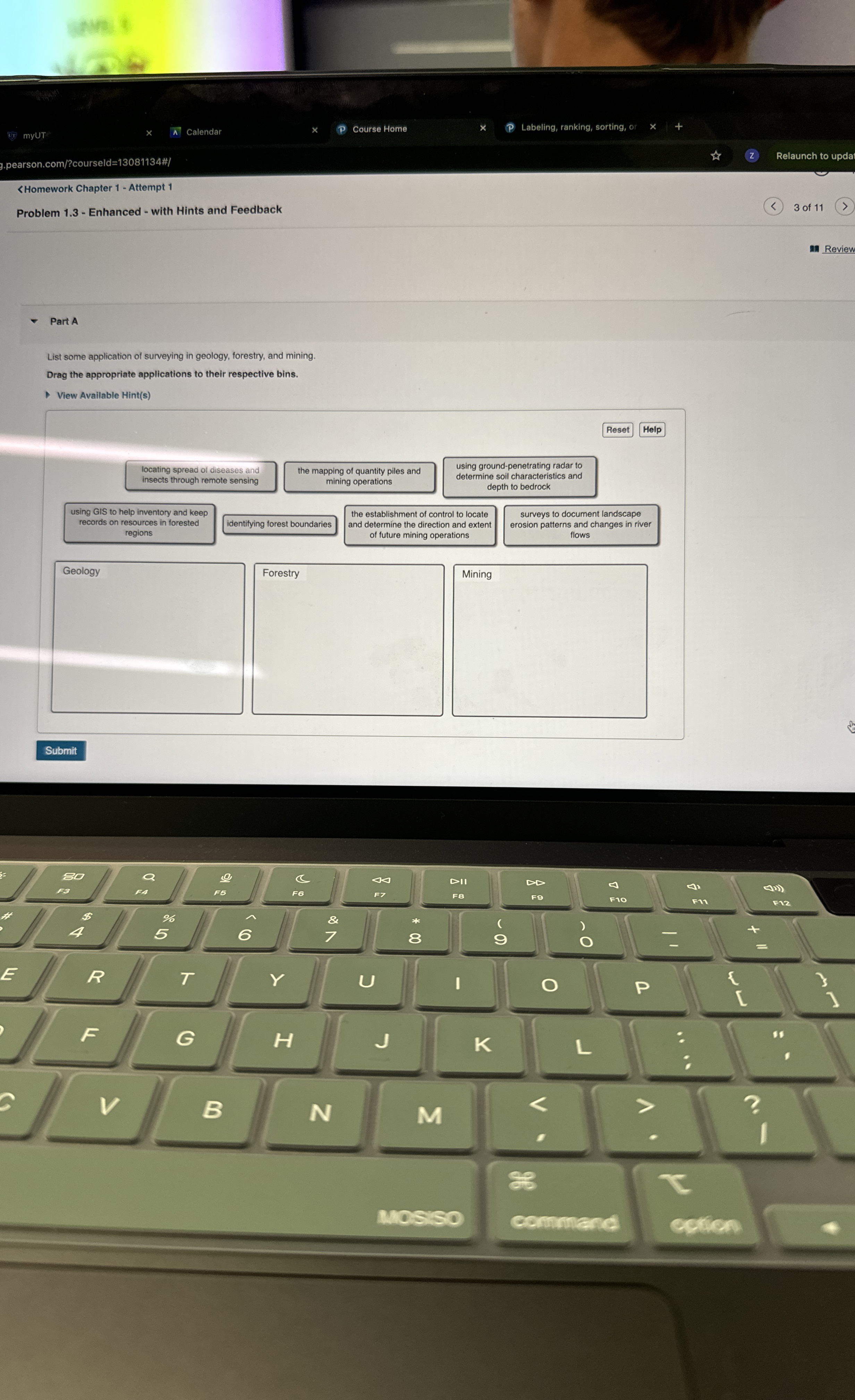 Part A List some application of surveying in