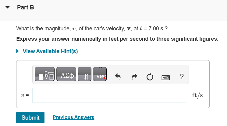 Learning Goal: To be able to calculate position,