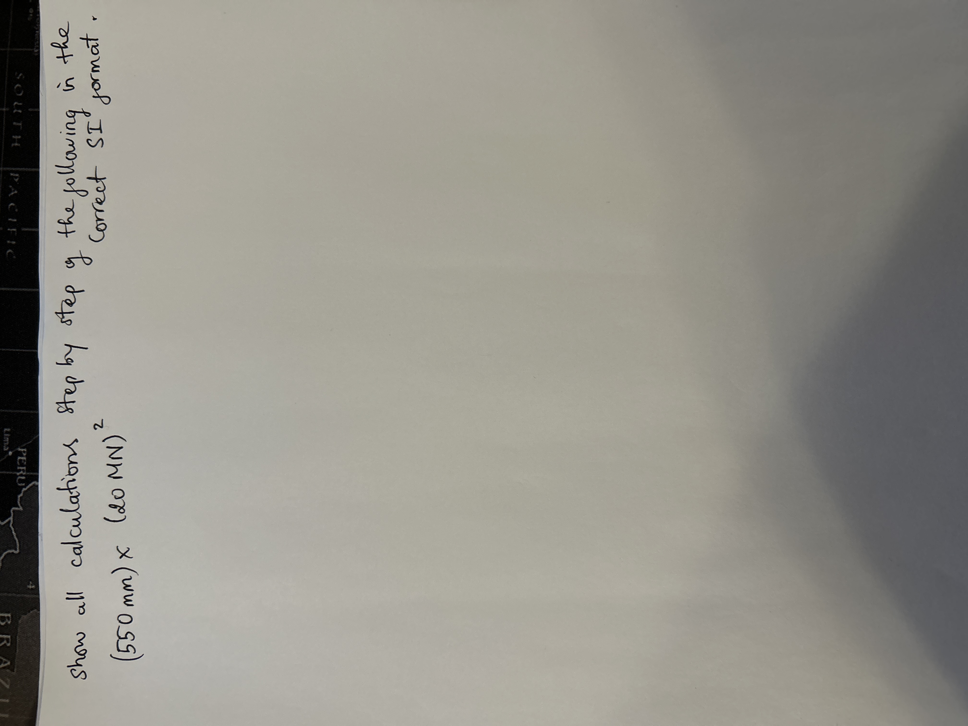 Show all calculations step by stap of the