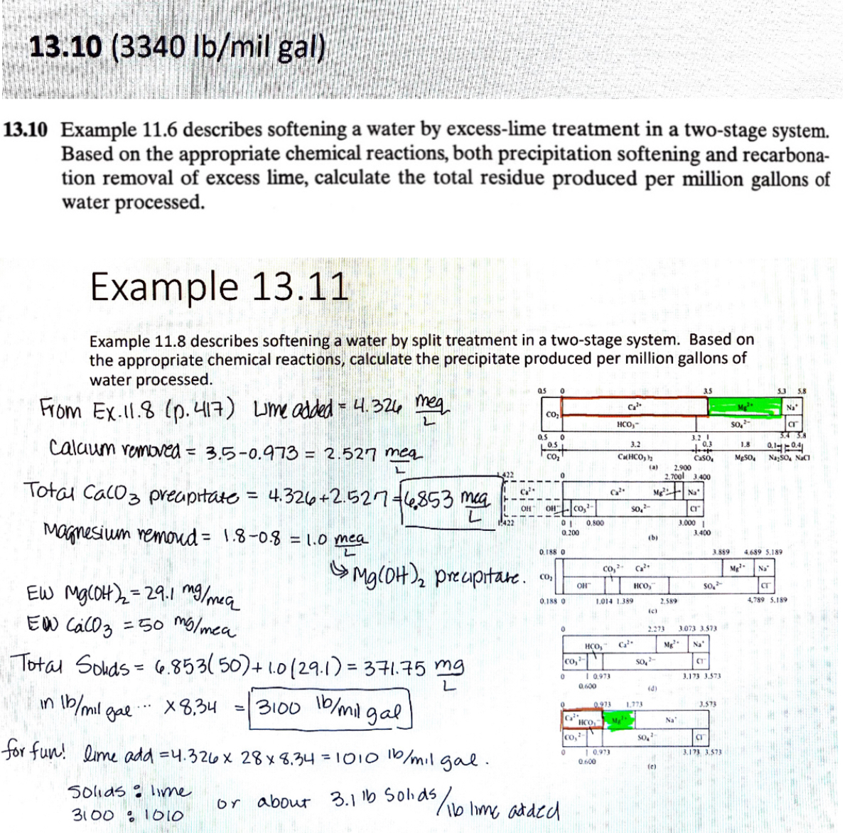 Answers are given for problem 1 3 . 1 0 at the