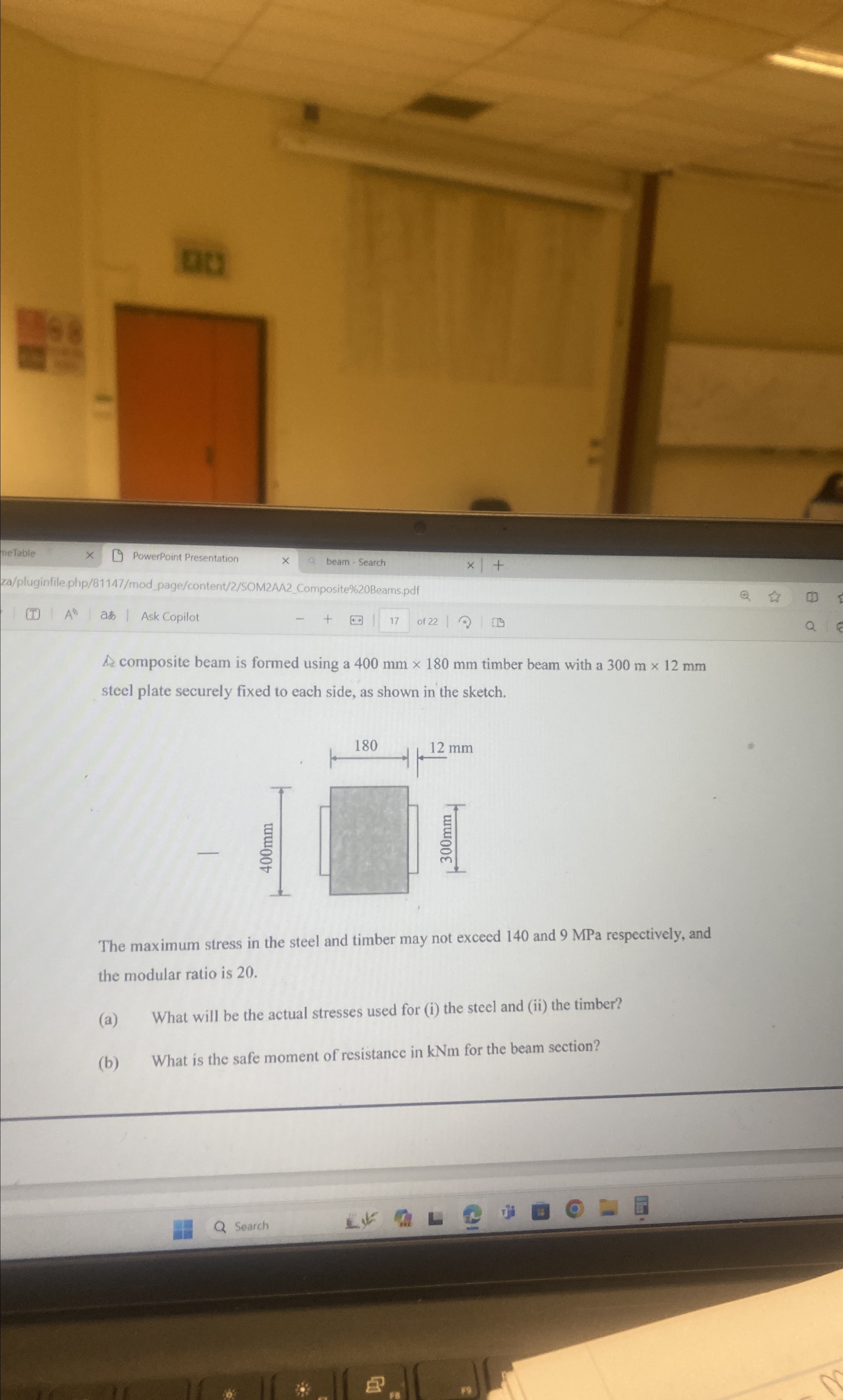 wetable PowerPoint Presentation beam - Search za