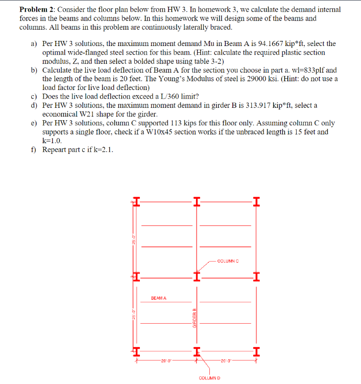 Problem 2 : Consider the floor plan below from HW