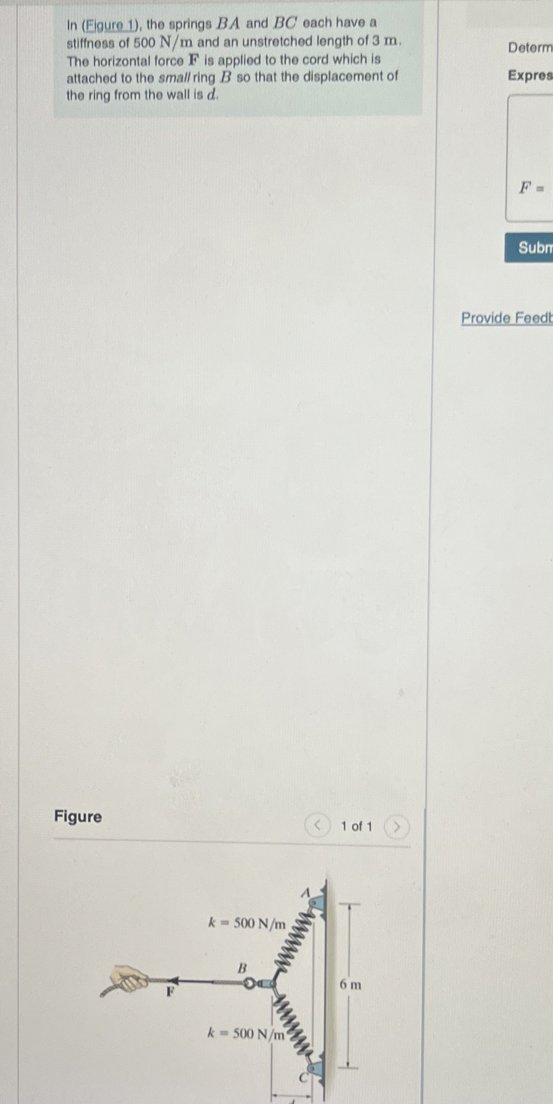 In ( Eigure 1 ) , the springs B A and B C each