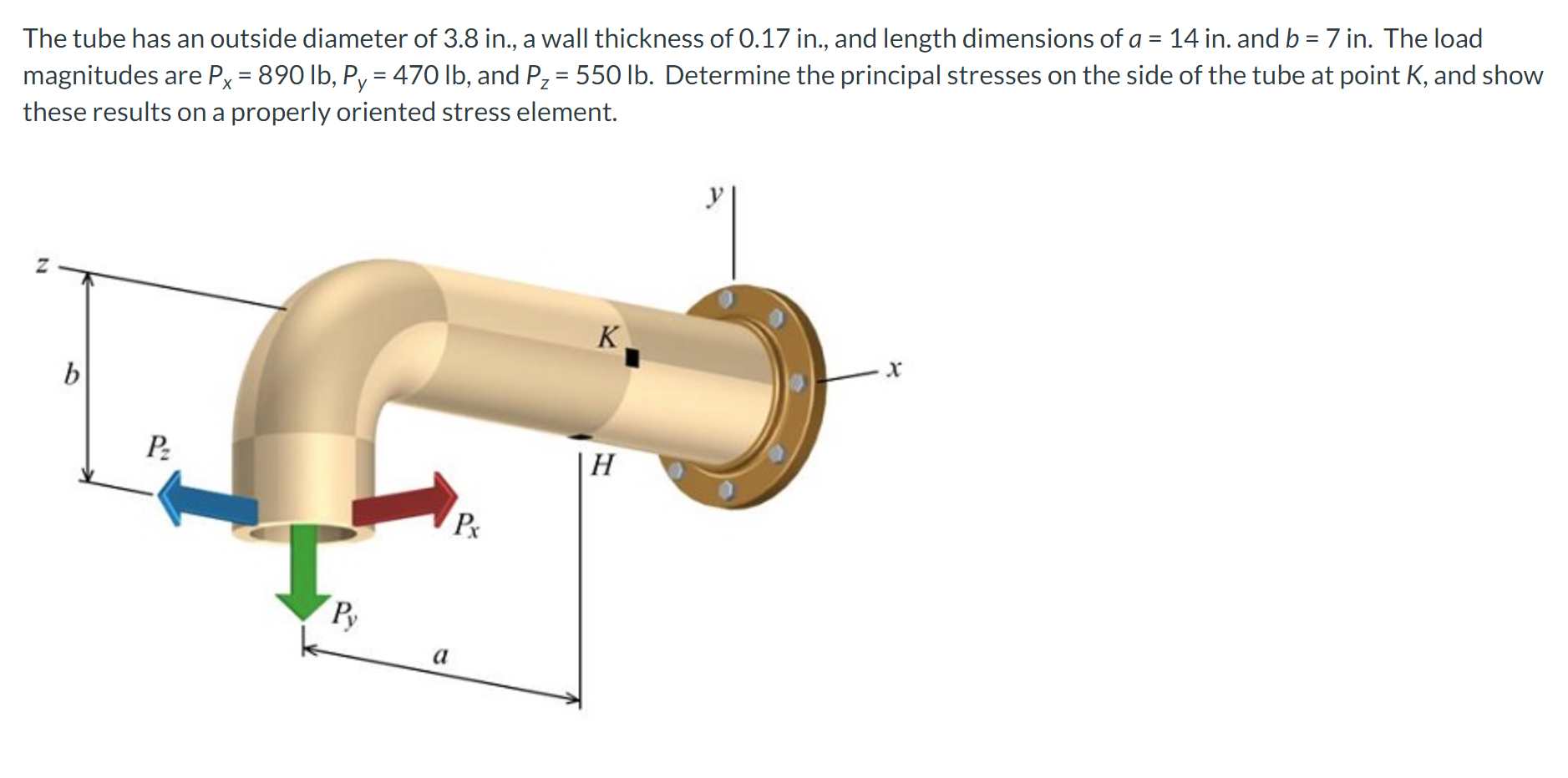 The tube has an outside diameter of 3 . 8 in . ,