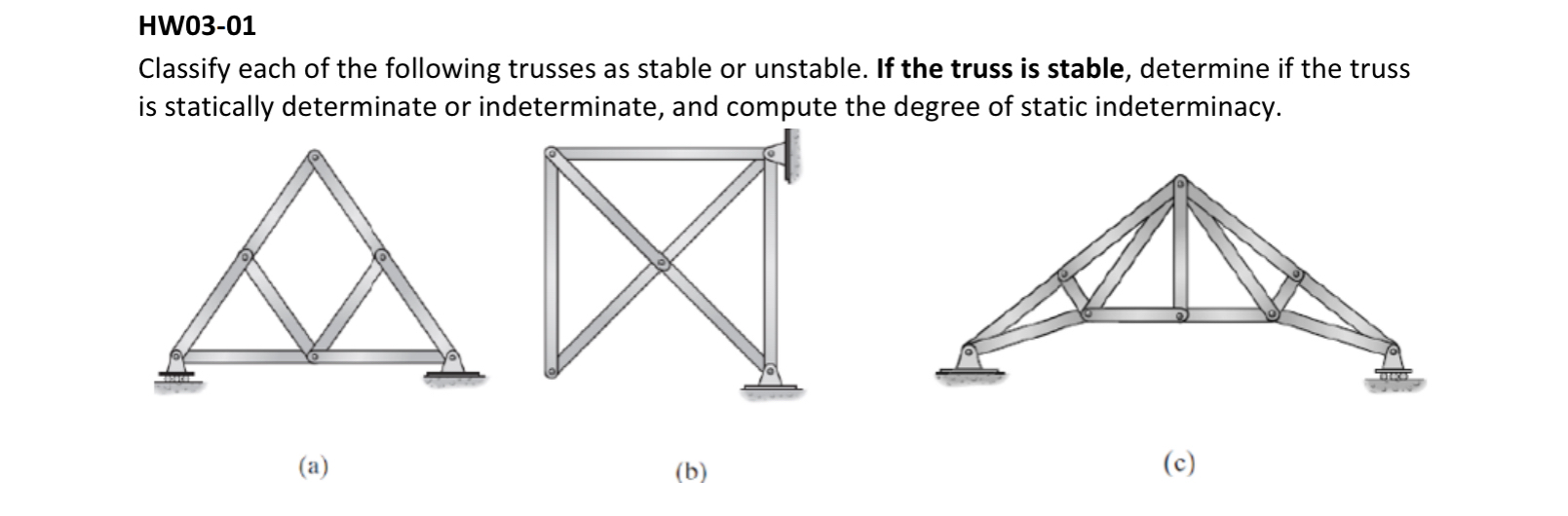 HW 0 3 - 0 1 Classify each of the following