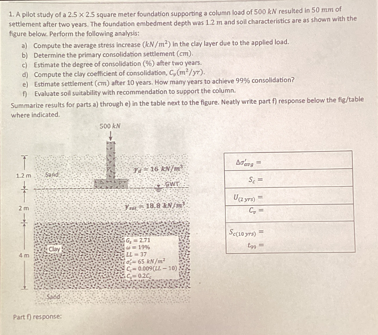 A pilot study of a 2 . 5 2 . 5 square meter