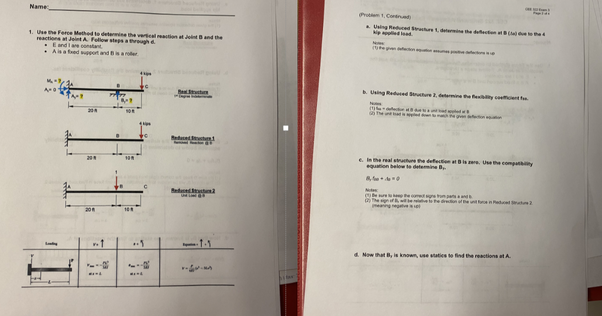 ( Problem 1 , Continuod ) a . Using Reduced