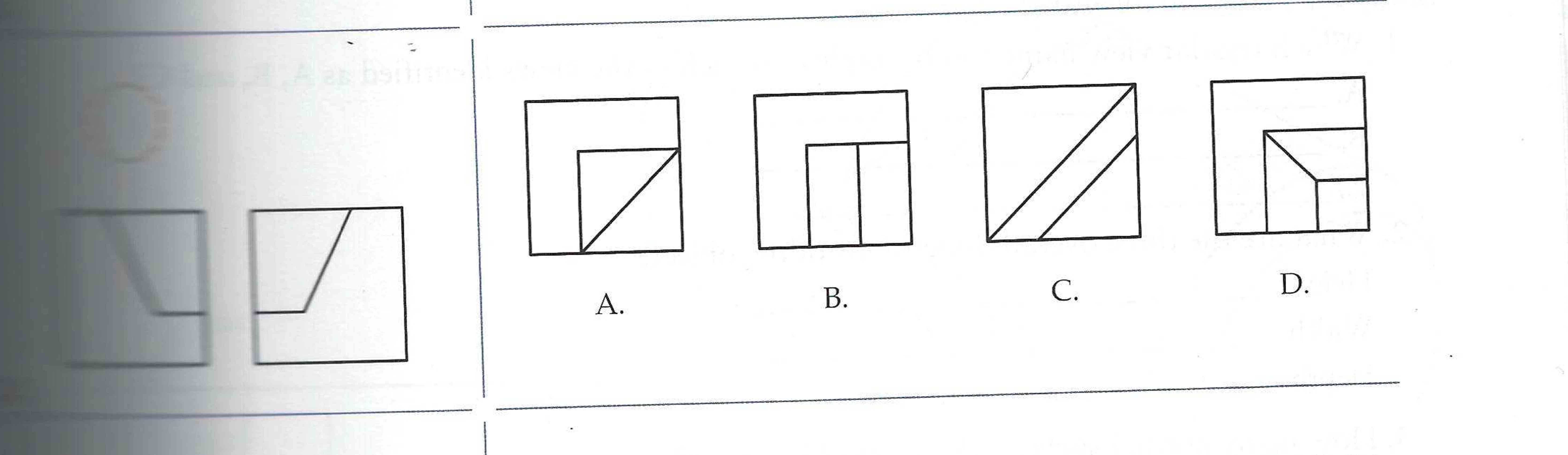 question 1 2 ? B . C . D .