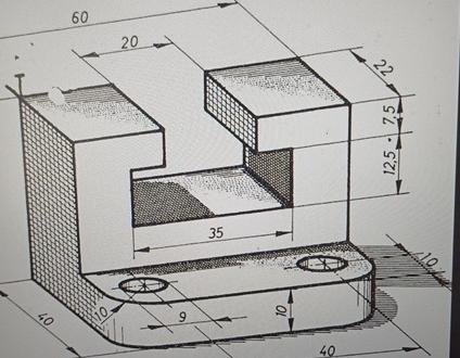 drawing 3 rd angle view please thank you