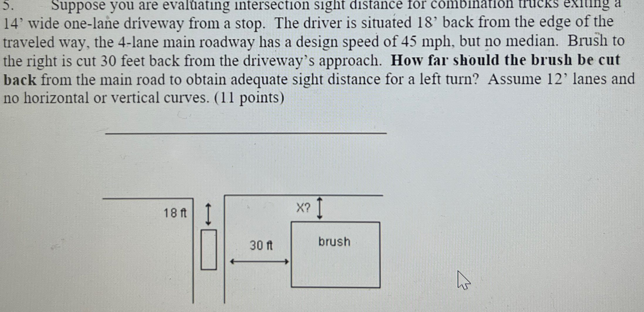 Suppose you are evaltating intersection sight