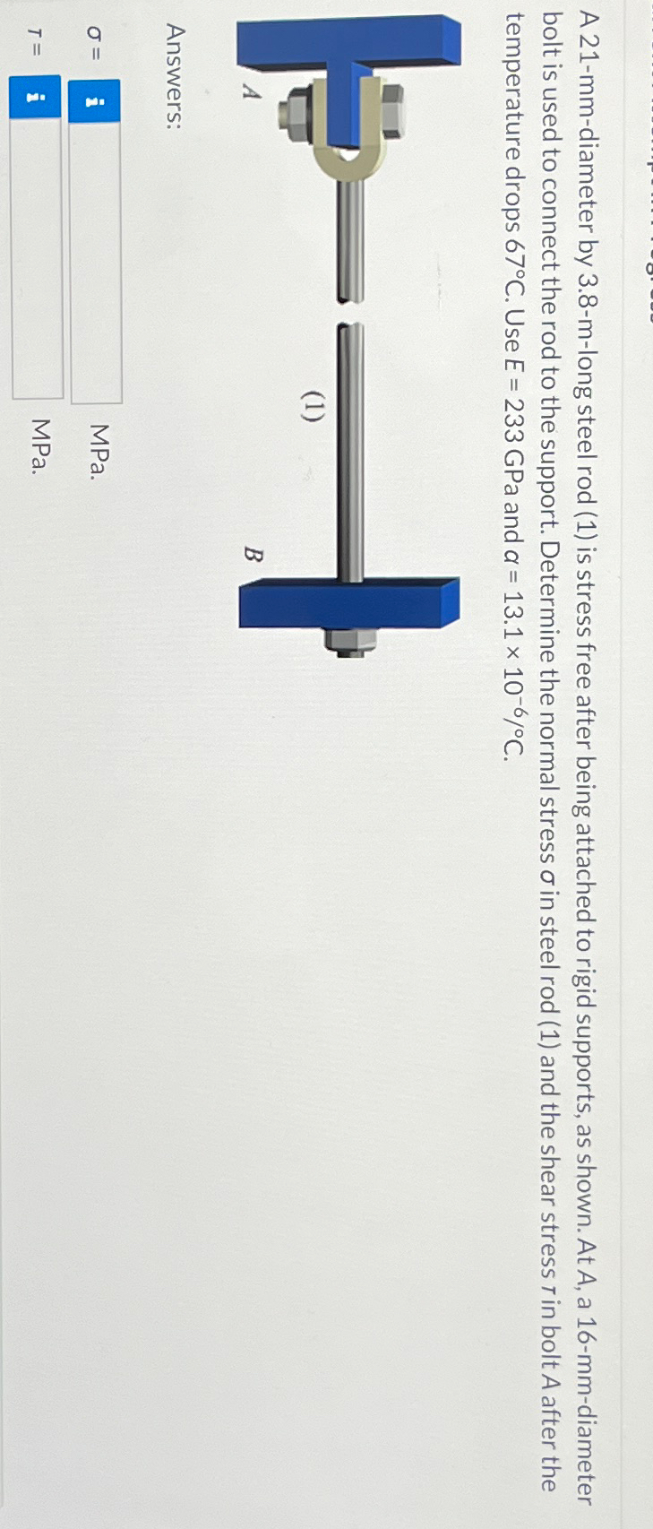 A 2 1 - mm - diameter by 3 . 8 - m - long steel