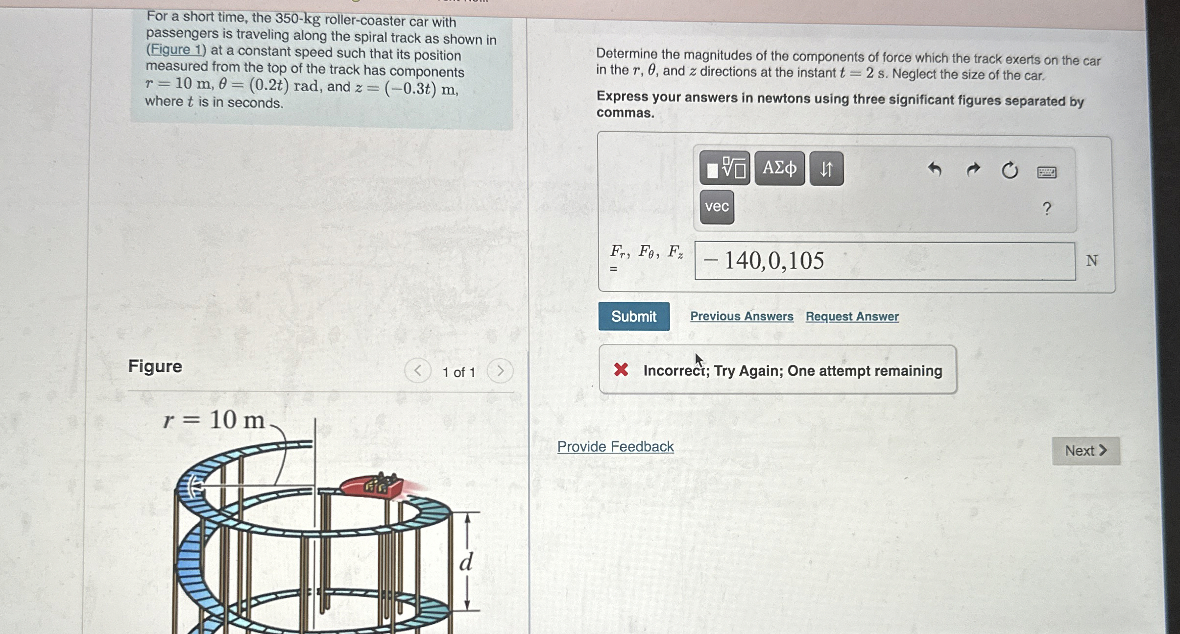 For a short time, the 3 5 0 - k g roller -