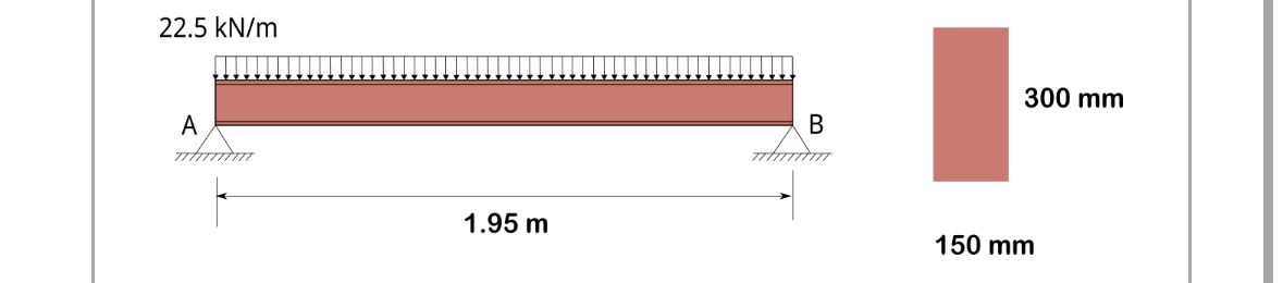 Calculate the maximum shear stress max in a