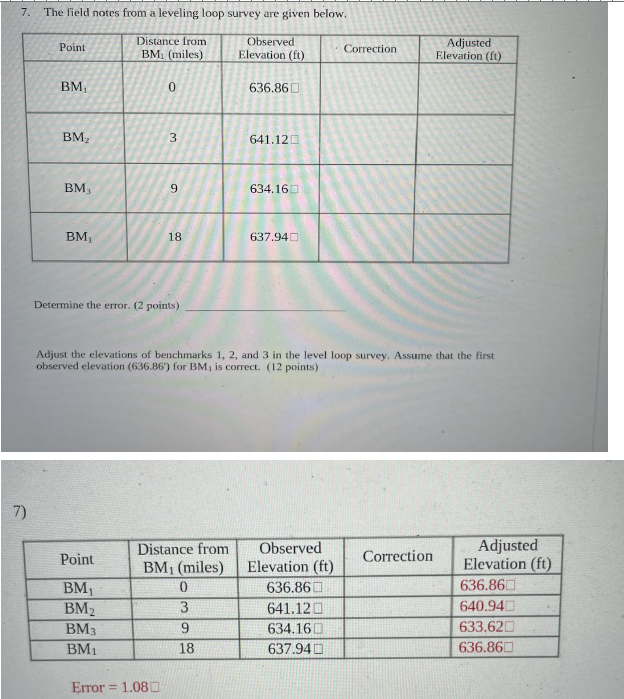 answers are included in the picture