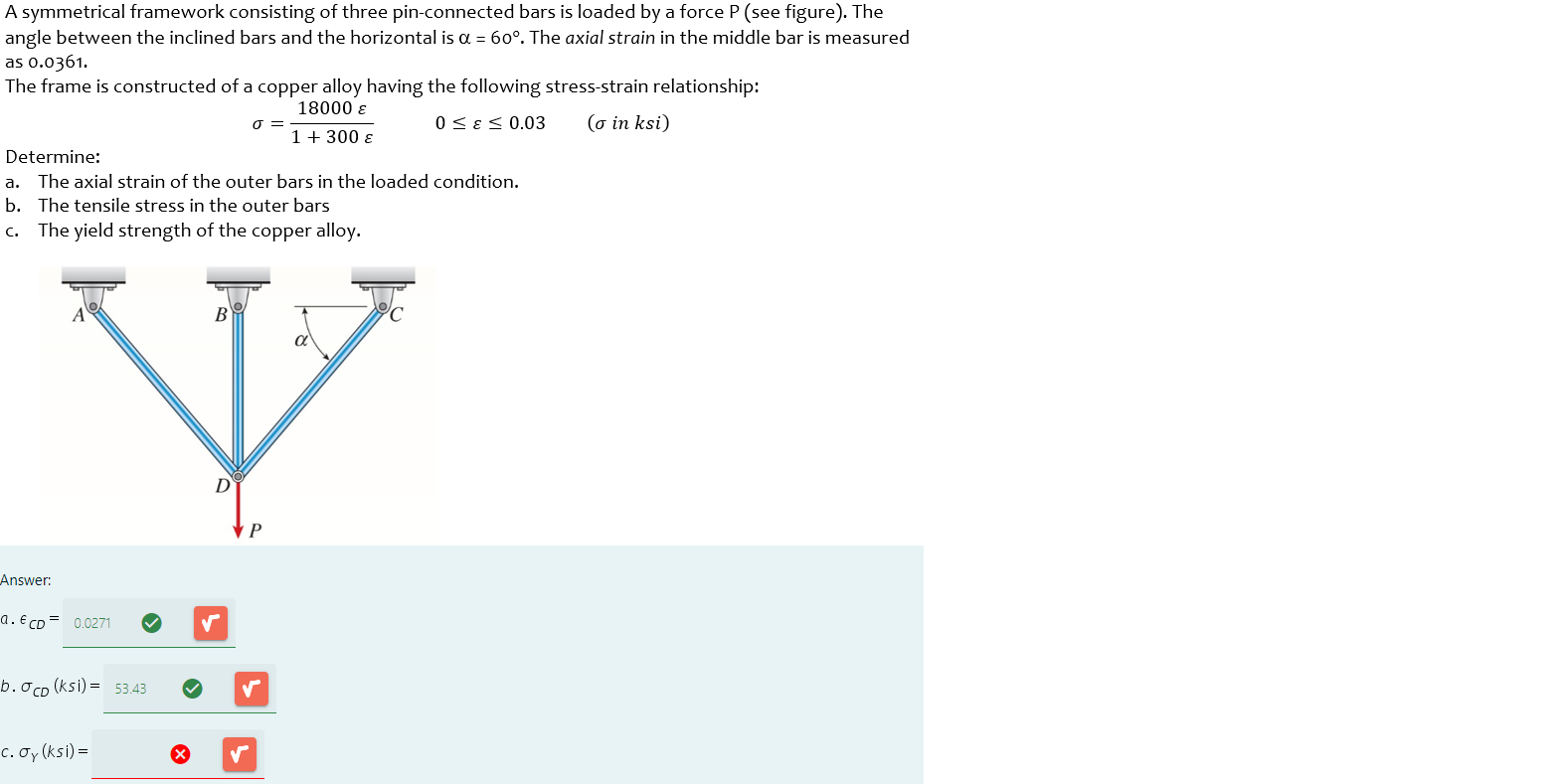 A symmetrical framework consisting of three pin -