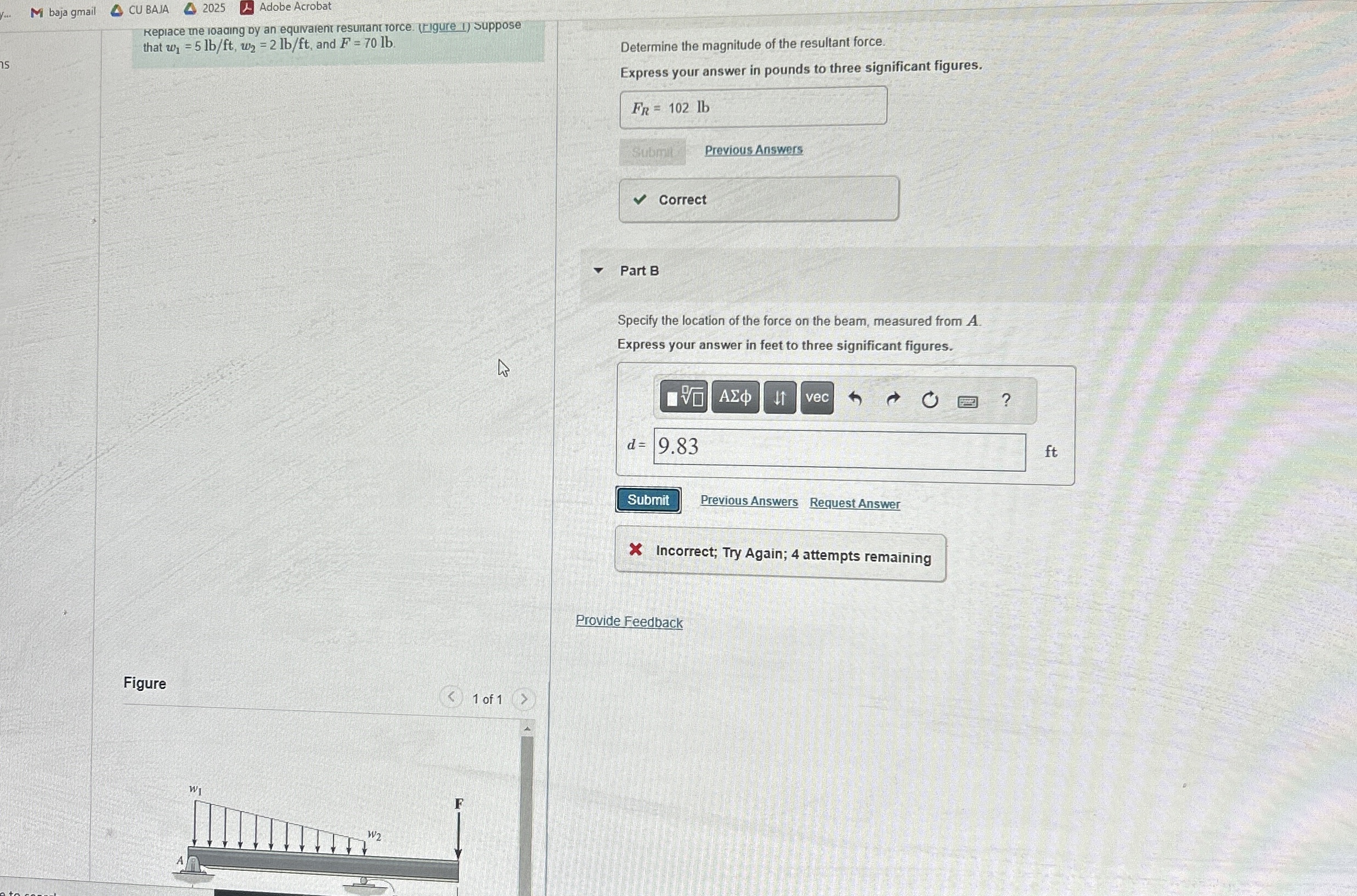 repiace me loaaing by an equivalent resumtant