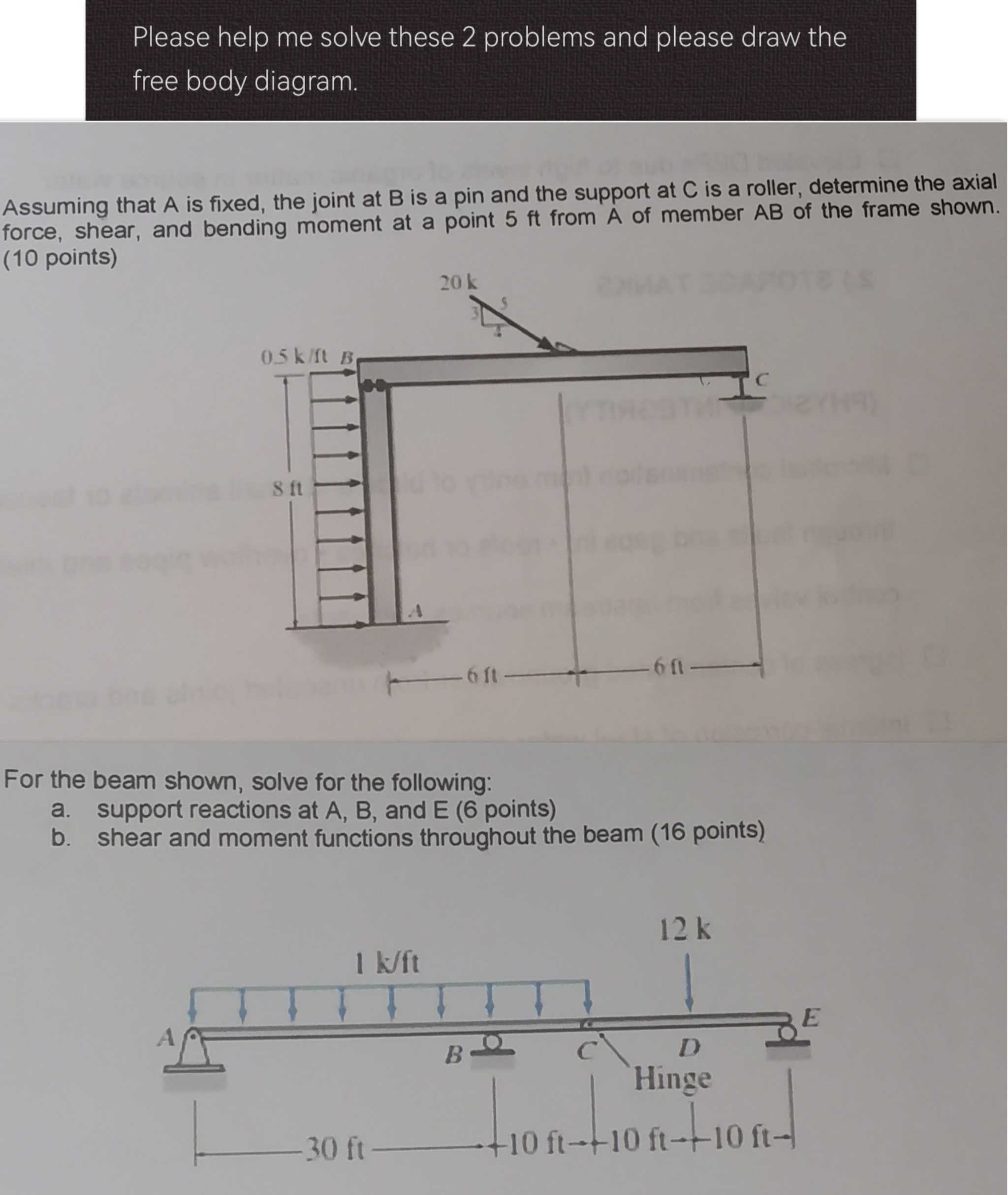 Please help me solve these 2 problems and please