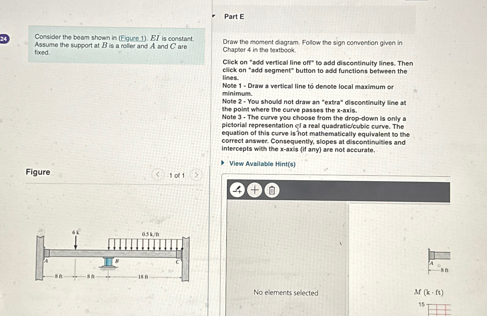 Part E Consider the beam shown in ( Figure 1 ) .