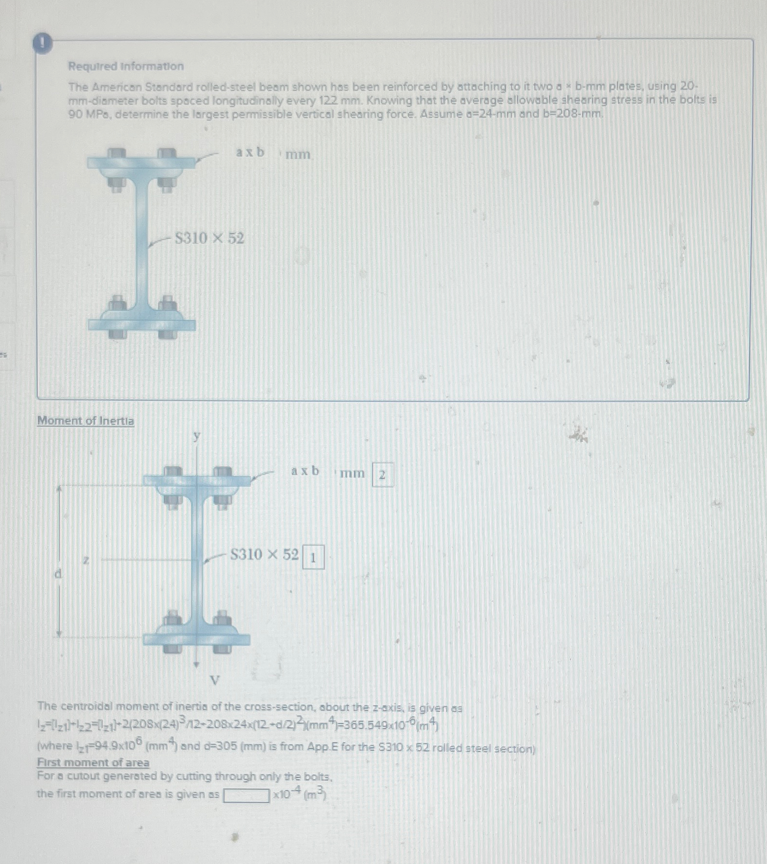 1 Required information The American Standard