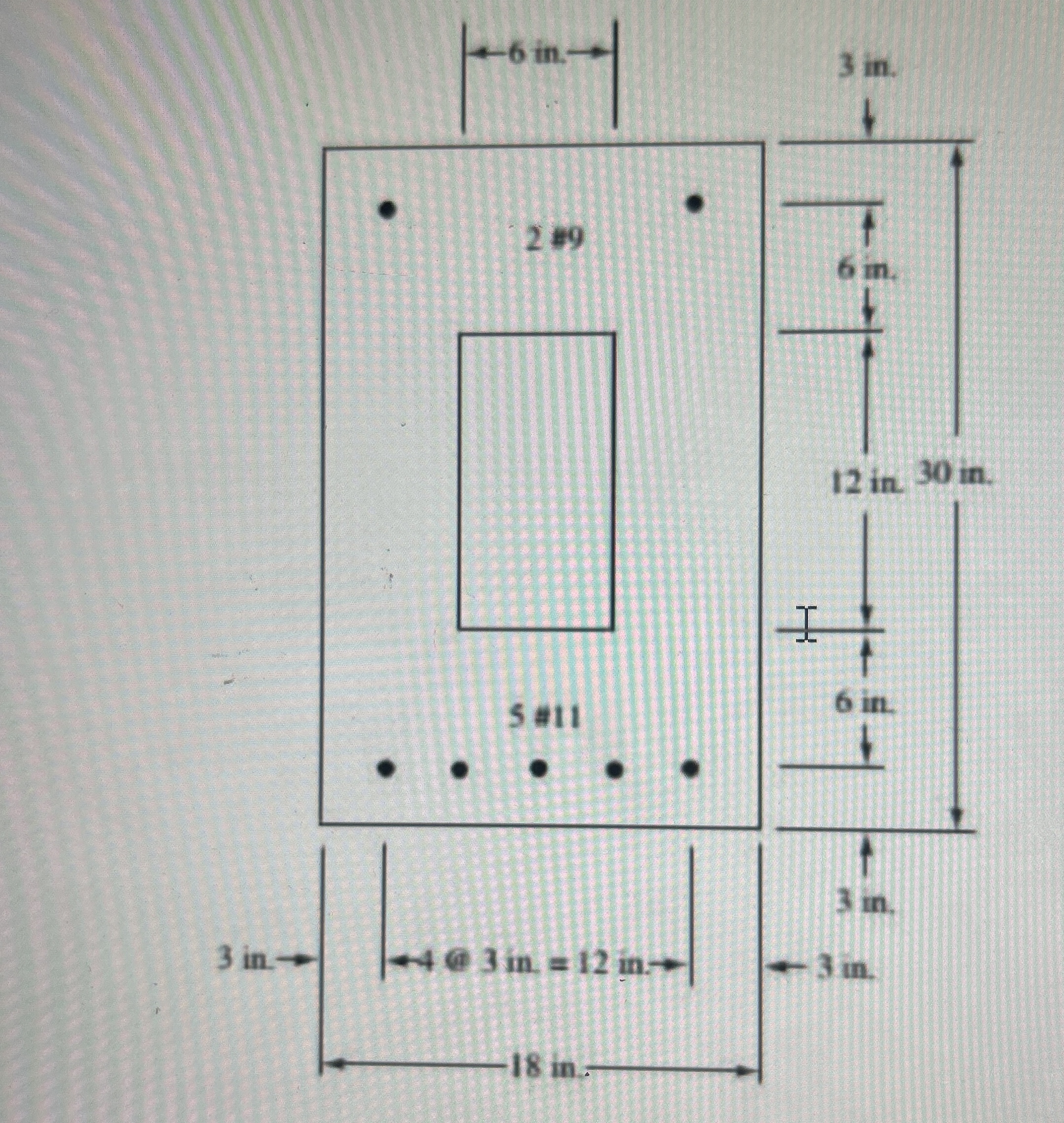 Compute the design moment strenth Mu . If fy = 6