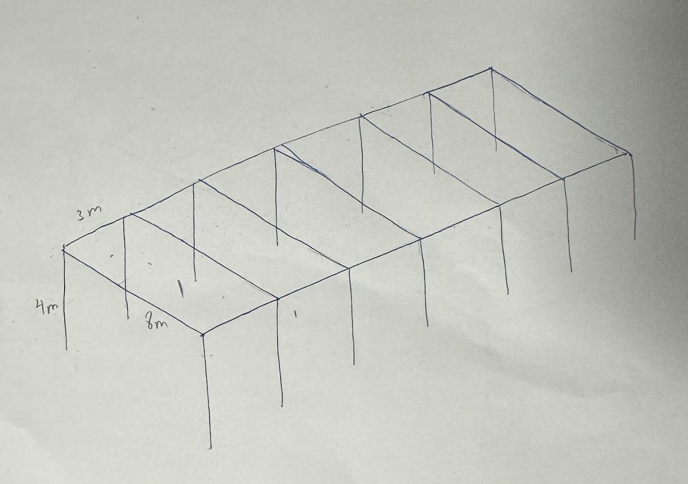 need to determine 2 d structured from this 3 d