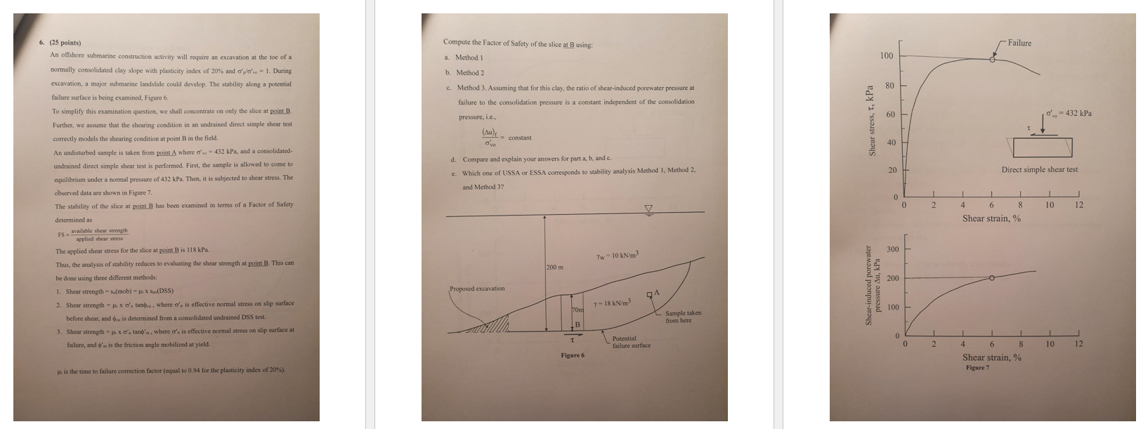 ( 2 5 points ) An offshore submarine construction