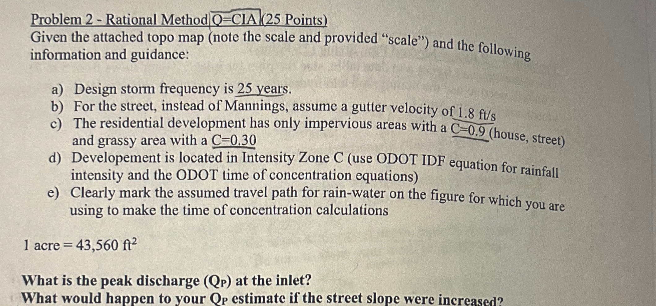 Problem 2 - Rational Method Points